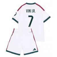 Stroje piłkarskie Real Madrid Vinicius Junior #7 Koszulka Podstawowej dla dzieci 2026-27 Krótki Rękaw (+ szorty)